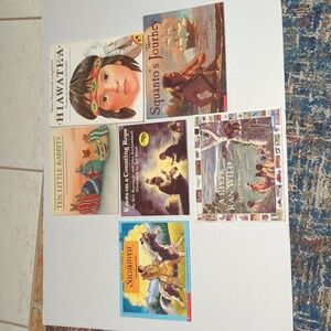 Scholastic American Indian Fictional Book Set of 6 Paperback Books - Used